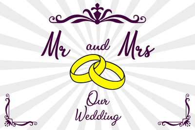 Custom Outdoor Yard Signs Multiple Sizes Mr And Mrs