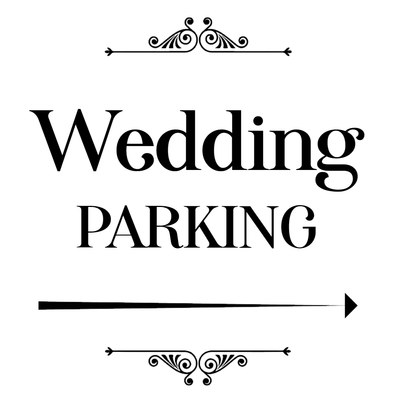Custom Outdoor Yard Signs Multiple Sizes Wedding Parking