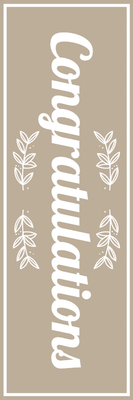 Custom Outdoor Yard Signs Multiple Sizes Congratulations