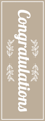 Custom Outdoor Yard Signs Multiple Sizes Congratulations