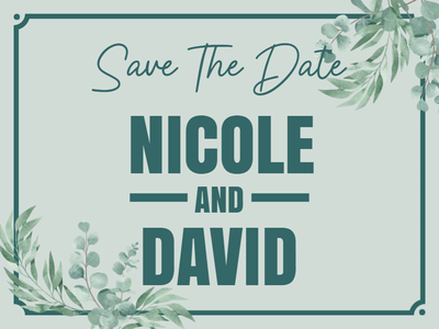 Custom Outdoor Yard Signs Multiple Sizes Save The Date