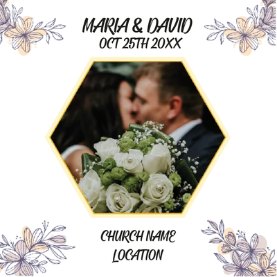 Custom Outdoor Yard Signs Multiple Sizes Wedding Layout