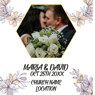 Custom Outdoor Yard Signs Multiple Sizes Wedding Layout