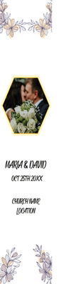 Custom Outdoor Yard Signs Multiple Sizes Wedding Layout