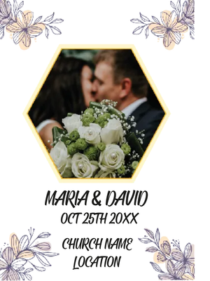 Custom Outdoor Yard Signs Multiple Sizes Wedding Layout