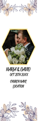Custom Outdoor Yard Signs Multiple Sizes Wedding Layout