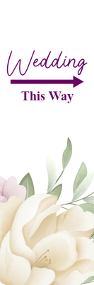 Custom Outdoor Yard Signs Multiple Sizes Wedding Way Sign