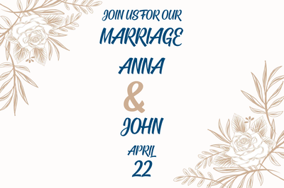 Custom Outdoor Yard Signs Multiple Sizes Join Us For Our Marriage