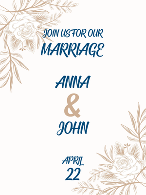 Custom Outdoor Yard Signs Multiple Sizes Join Us For Our Marriage