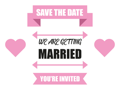 Custom Outdoor Yard Signs Multiple Sizes We Are Getting Married