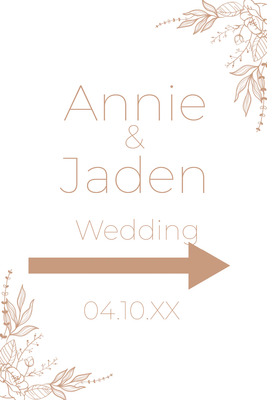 Custom Outdoor Yard Signs Multiple Sizes Wedding Day