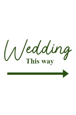 Custom Outdoor Yard Signs Multiple Sizes Wedding This Way