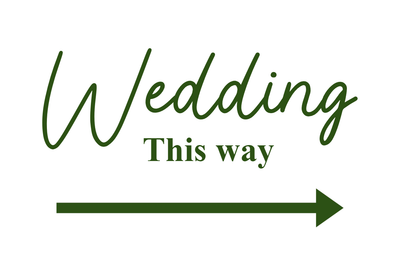 Custom Outdoor Yard Signs Multiple Sizes Wedding This Way