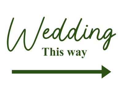 Custom Outdoor Yard Signs Multiple Sizes Wedding This Way
