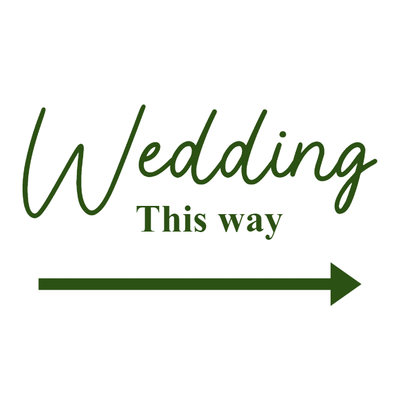 Custom Outdoor Yard Signs Multiple Sizes Wedding This Way