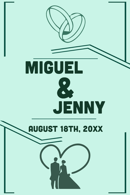 Custom Outdoor Yard Signs Multiple Sizes Miguel & Jenny