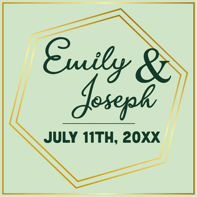 Custom Outdoor Yard Signs Multiple Sizes Wedding Date