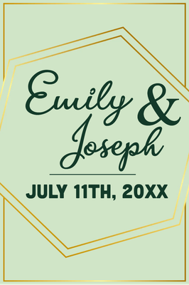 Custom Outdoor Yard Signs Multiple Sizes Wedding Date