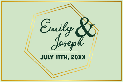 Custom Outdoor Yard Signs Multiple Sizes Wedding Date
