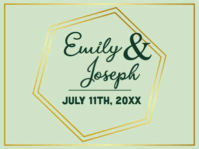 Custom Outdoor Yard Signs Multiple Sizes Wedding Date