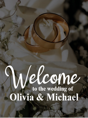 Custom Outdoor Yard Signs Multiple Sizes Welcome To The Wedding