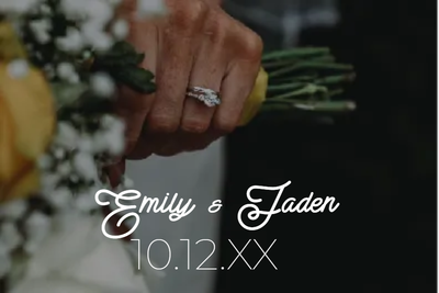 Custom Outdoor Yard Signs Multiple Sizes Wedding Save the Date