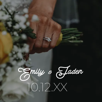 Custom Outdoor Yard Signs Multiple Sizes Wedding Save the Date