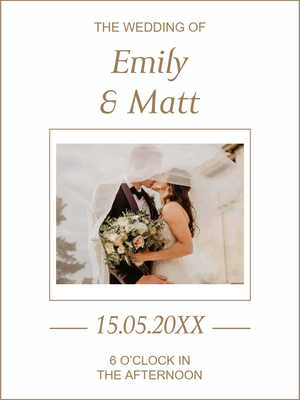 Custom Outdoor Yard Signs Multiple Sizes The Wedding