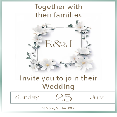Custom Outdoor Yard Signs Multiple Sizes Wedding Invitation