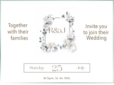Custom Outdoor Yard Signs Multiple Sizes Wedding Invitation