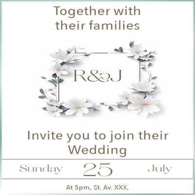 Custom Outdoor Yard Signs Multiple Sizes Wedding Invitation