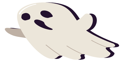 Custom Outdoor Yard Signs Multiple Sizes White Ghost