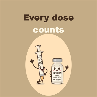 Custom Outdoor Yard Signs Multiple Sizes Every Insulin Dose Counts