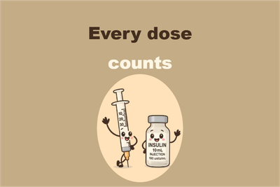 Custom Outdoor Yard Signs Multiple Sizes Every Insulin Dose Counts