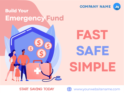 Custom Outdoor Yard Signs Multiple Sizes Build Your Emergency Fund Fast Safe Simple