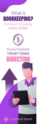 Custom Outdoor Yard Signs Multiple Sizes Professional Bookkeeping for Small Businesses