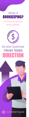Custom Outdoor Yard Signs Multiple Sizes Professional Bookkeeping for Small Businesses