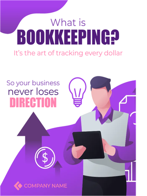 Custom Outdoor Yard Signs Multiple Sizes Professional Bookkeeping for Small Businesses