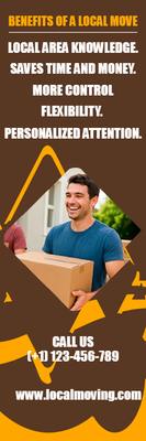 Custom Outdoor Yard Signs Multiple Sizes Benefits of a Local Move