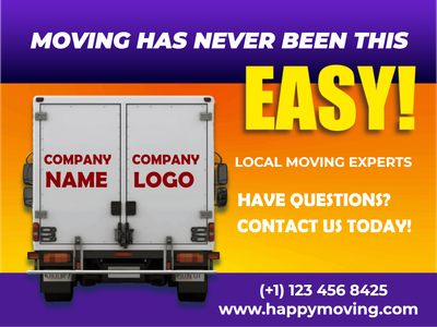Custom Outdoor Yard Signs Multiple Sizes Moving has never been this Easy!