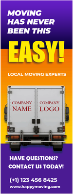 Custom Outdoor Yard Signs Multiple Sizes Moving has never been this Easy!
