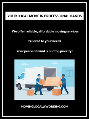 Custom Outdoor Yard Signs Multiple Sizes Your Local Move in Professional Hands