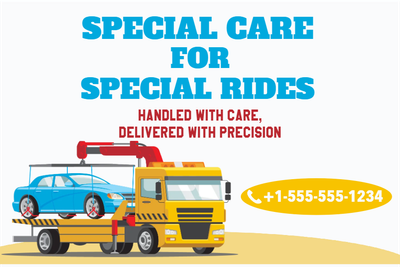 Custom Outdoor Yard Signs Multiple Sizes Got a Specialty Ride? We’ll Move It Right