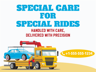 Custom Outdoor Yard Signs Multiple Sizes Got a Specialty Ride? We’ll Move It Right