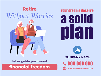 Custom Outdoor Yard Signs Multiple Sizes Retire Without Worries