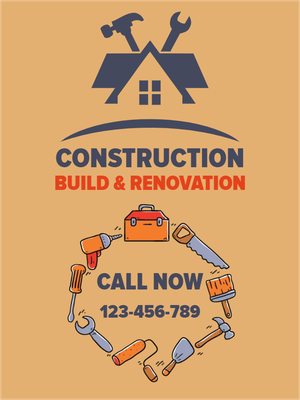 Custom Outdoor Yard Signs Multiple Sizes Build and Renovation