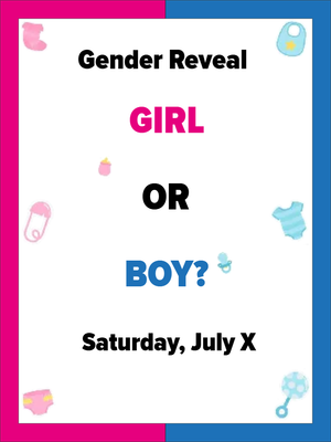 Custom Outdoor Yard Signs Multiple Sizes Girl or Boy?