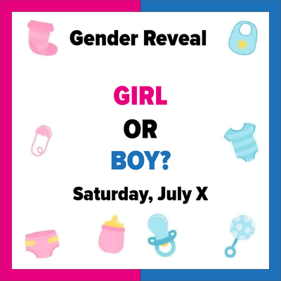Custom Outdoor Yard Signs Multiple Sizes Girl or Boy?