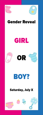 Custom Outdoor Yard Signs Multiple Sizes Girl or Boy?