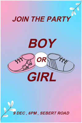 Custom Outdoor Yard Signs Multiple Sizes Join the Party Boy or Girl